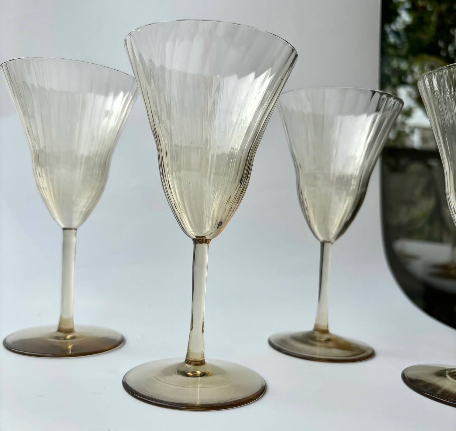 Verres style Gallée