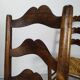 Chaises vintage en paille rustique