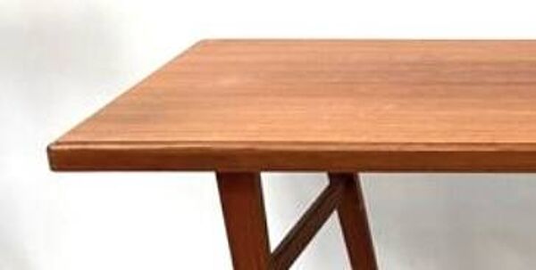 Table basse scandinave vintage en teck