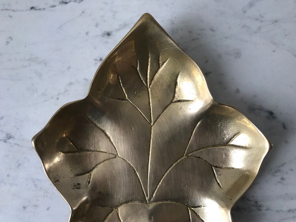 Brass sheet pocket tray 50s