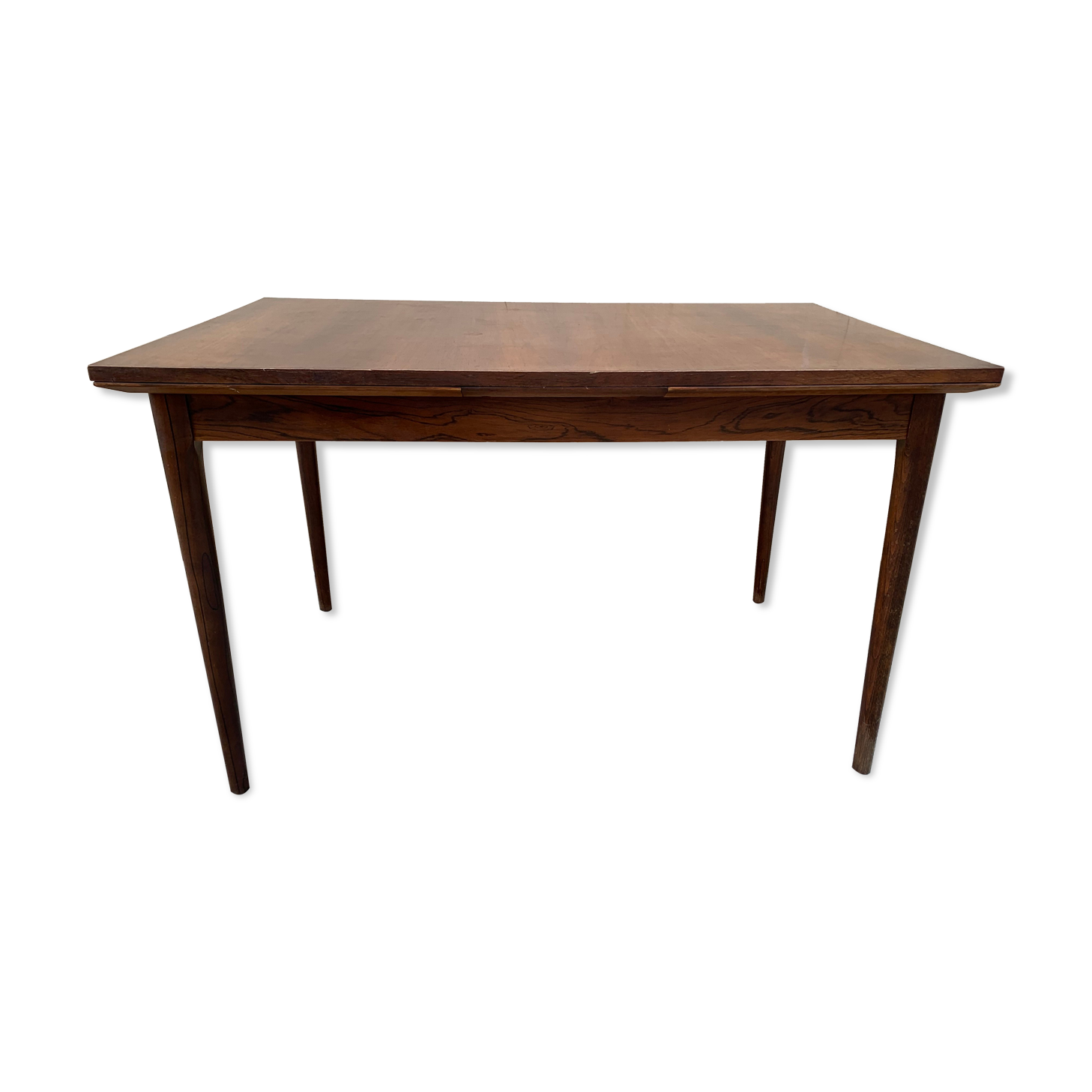 Scandinavian table with teak extensions house Lübke 1960