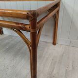 Rattan dining table