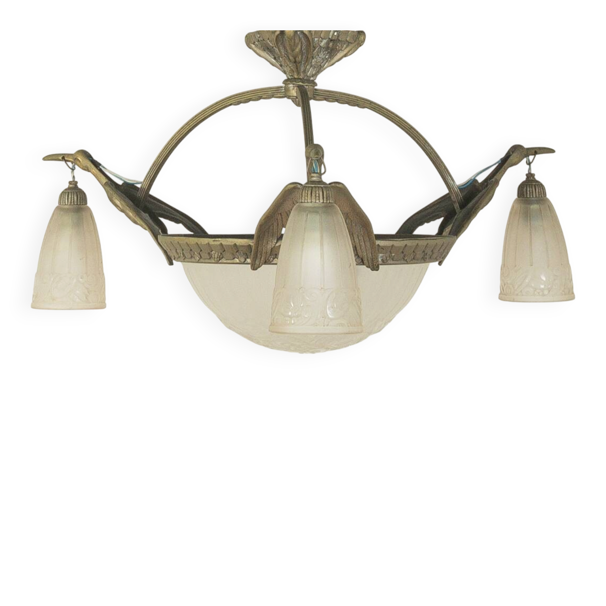 1920s Art Deco ceiling light