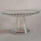 Glass cake dish