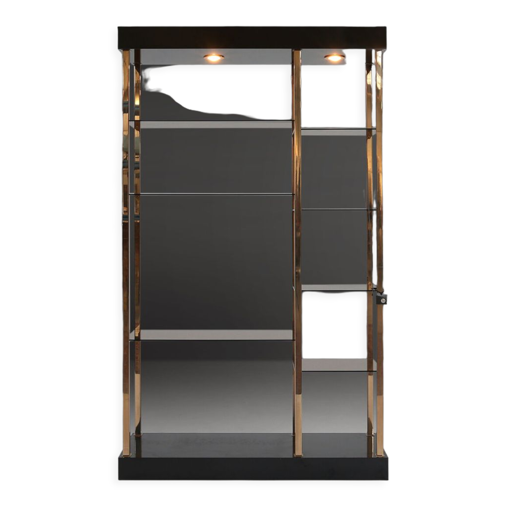 Hollywood regency style wall unit from Belgochrom, 1970s