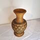 Woven rattan & ceramic vase – handcrafted decorative piece