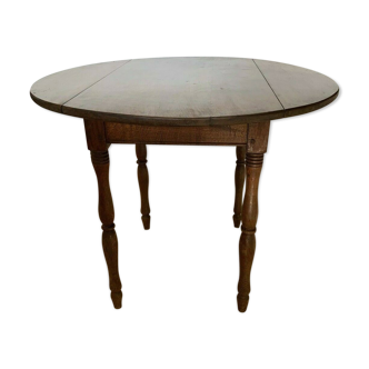Small natural wood mastery table Two 19th century felling