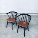 Set of Mid-Century Modern Fanett Armchairs, Denmark, 1950s