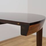 Mid-Century Round Rosewood Dining Table Model 71 by Severin Hansen for Hasl