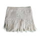 Bedspread, vintage, crocheted, floral, square mesh.