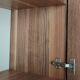 HÜLSTA MEGA-DESIGN Library 379cm - 5 columns Walnut & White Lacquer + contactless neon lighting
