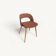 Wood and fabric chair from the 60s/70s.