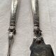 Silver dessert serving cutlery