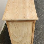 Very beautiful Parisian piece of furniture from 1940, 2 doors and 2 drawers, sanded and stripped