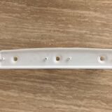 Wall-mounted coat rack Triple white coat hook Syla 70s