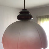 Vintage glass pendant light