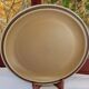 9 flat plates in Sarreguemines stoneware