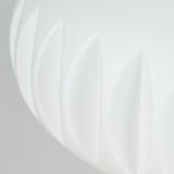 Suspension en verre opaline par Napako années 60