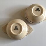 Gien pair of weak bowls 1910