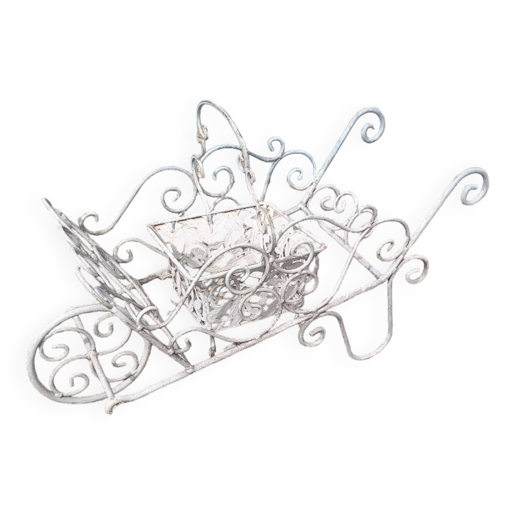 Wrought iron planter 1950