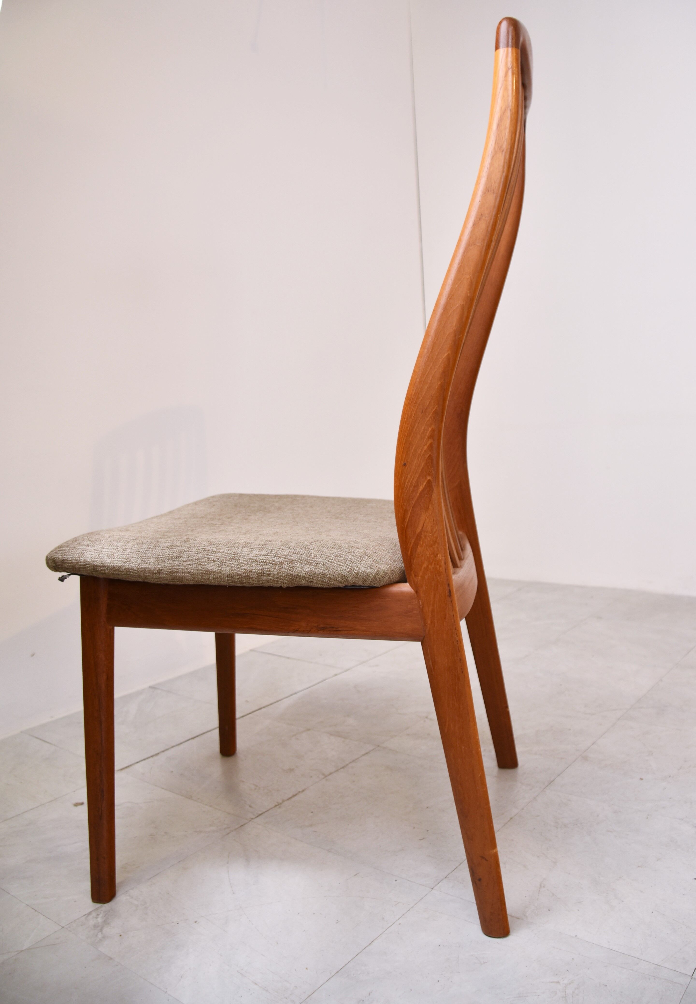 Set of 6 dining chairs, model EVA by Niels Kofoed, Denmark