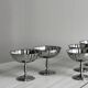 6 stainless steel footed bowls, Letang Remy style