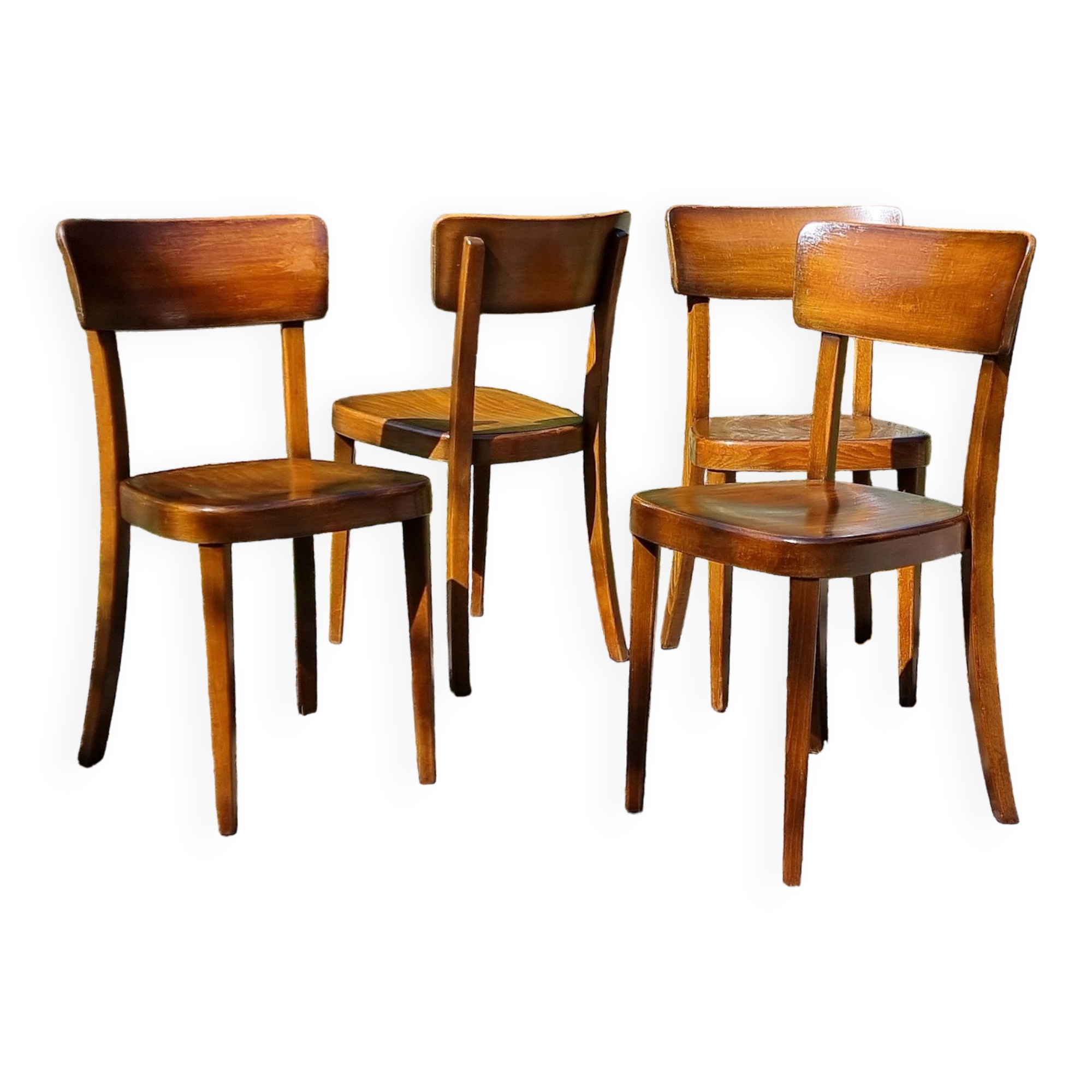 4 “classic” bistro chairs from Horgen-Glarus (Switzerland) 1960s
