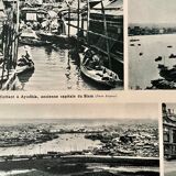 Old map of East Asia and Insulinde from 1945