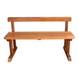 Banc école en chêne