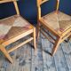 Paire de chaises design Pierre Cruège, meubles sièges anciens