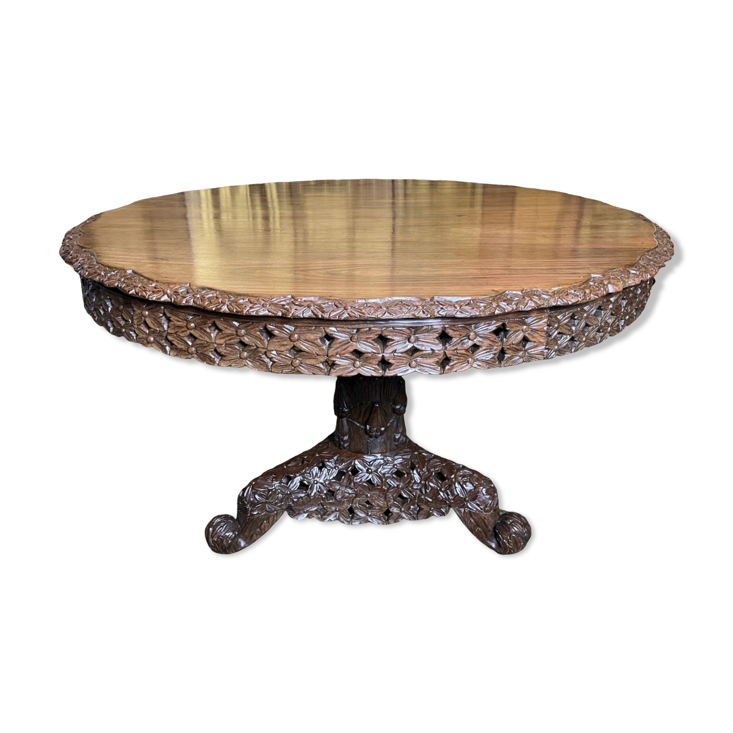 Dining table - Indonesian pedestal table