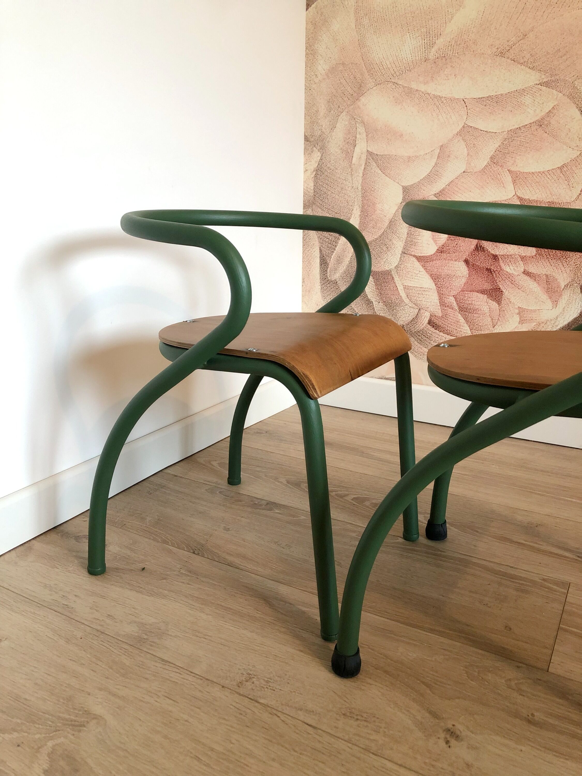 Nursery school chairs by Jacques Hitier, 50s