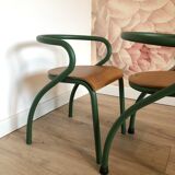Nursery school chairs by Jacques Hitier, 50s