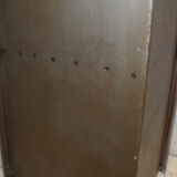 Industrial metal corner shelf