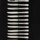 Ercuis cutlery set 131 pieces in metal Louis XV style, rocaille
