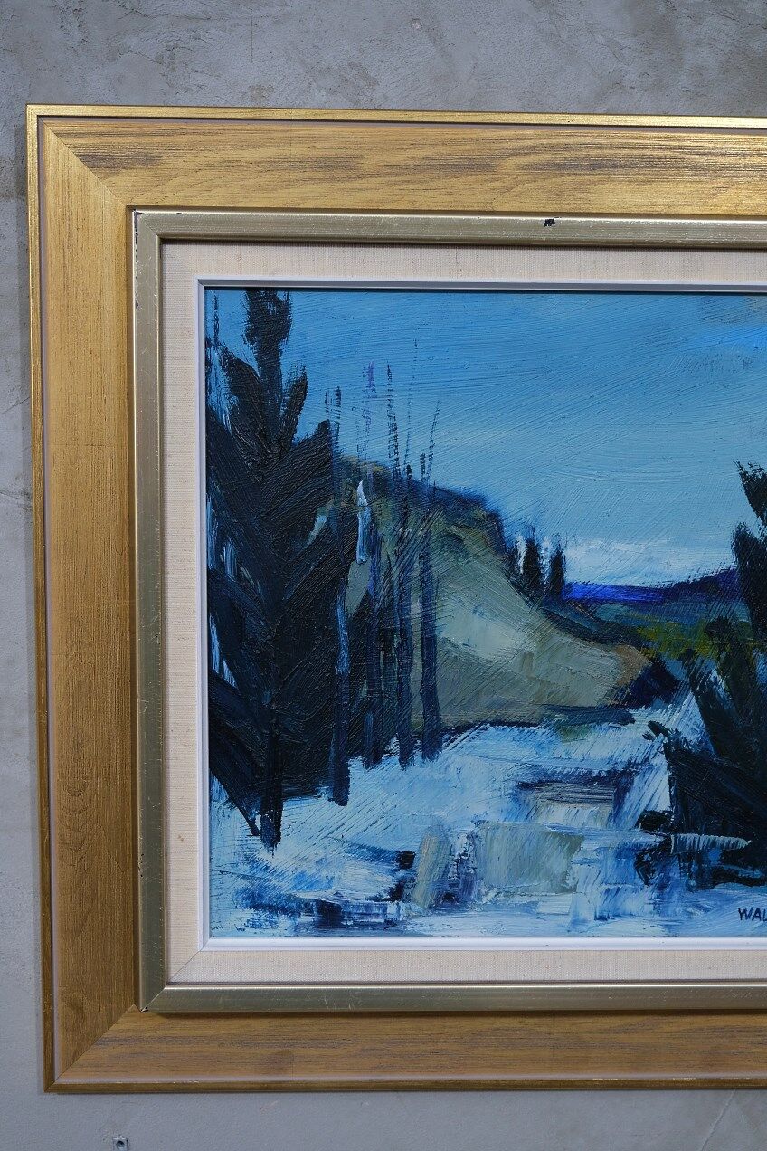 Nils ingvar walterström (1929-1988), swedish modern painting, 1960s, oil on canvas, framed