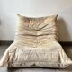 Togo Ensemble Ligne Roset vintage – 3-seater sofa and armchair