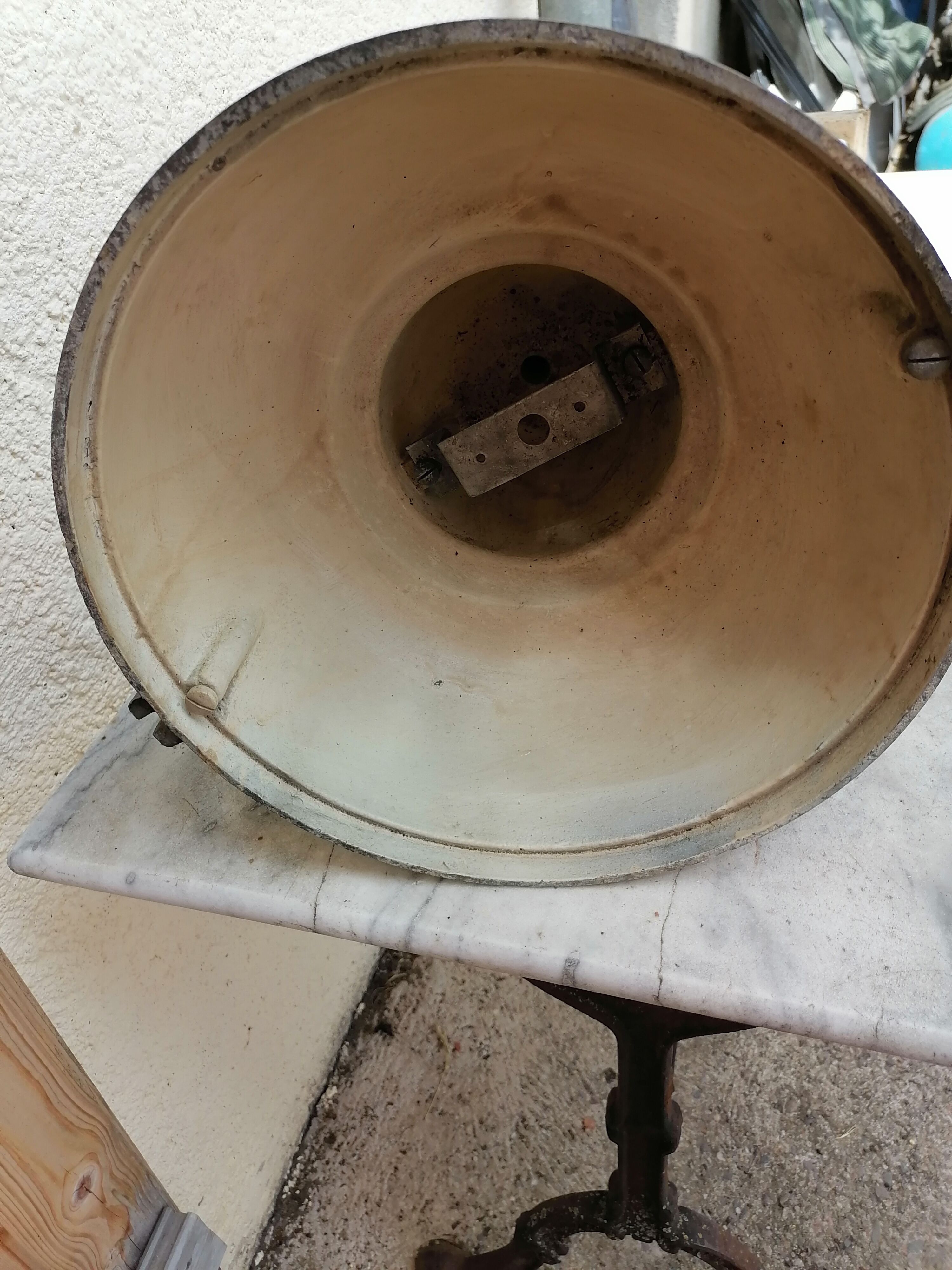 Industrial street lamp 1950 vintage eclatec