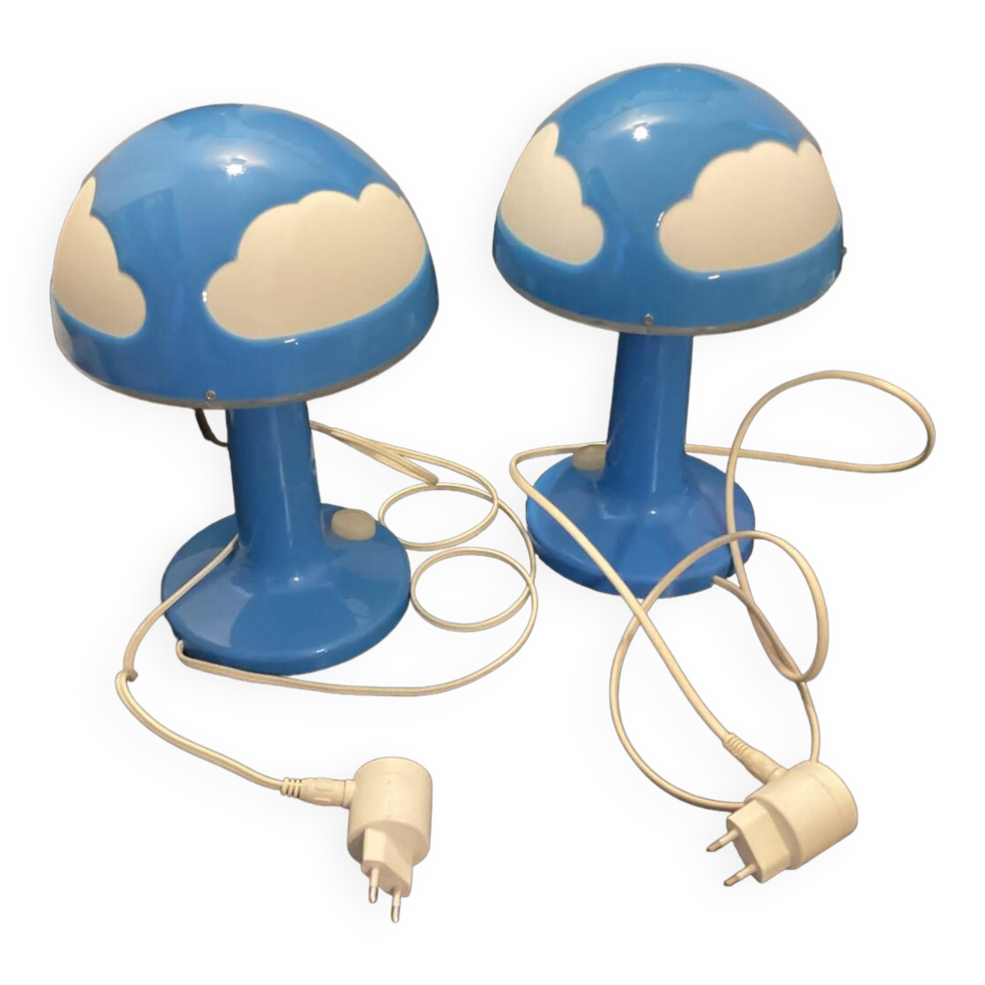 Pair of Ikea Skojig lamps