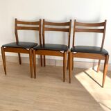 Series of 6 vintage chairs