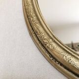 Vintage brass mirror