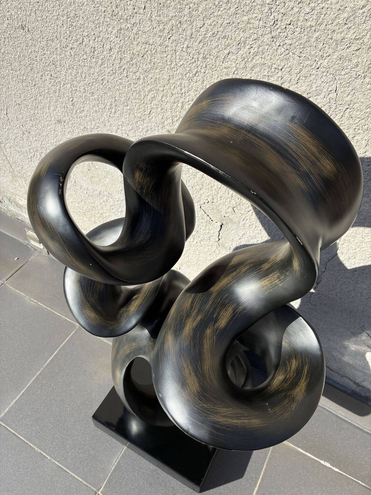 Large abstract resin sculpture, 1990s