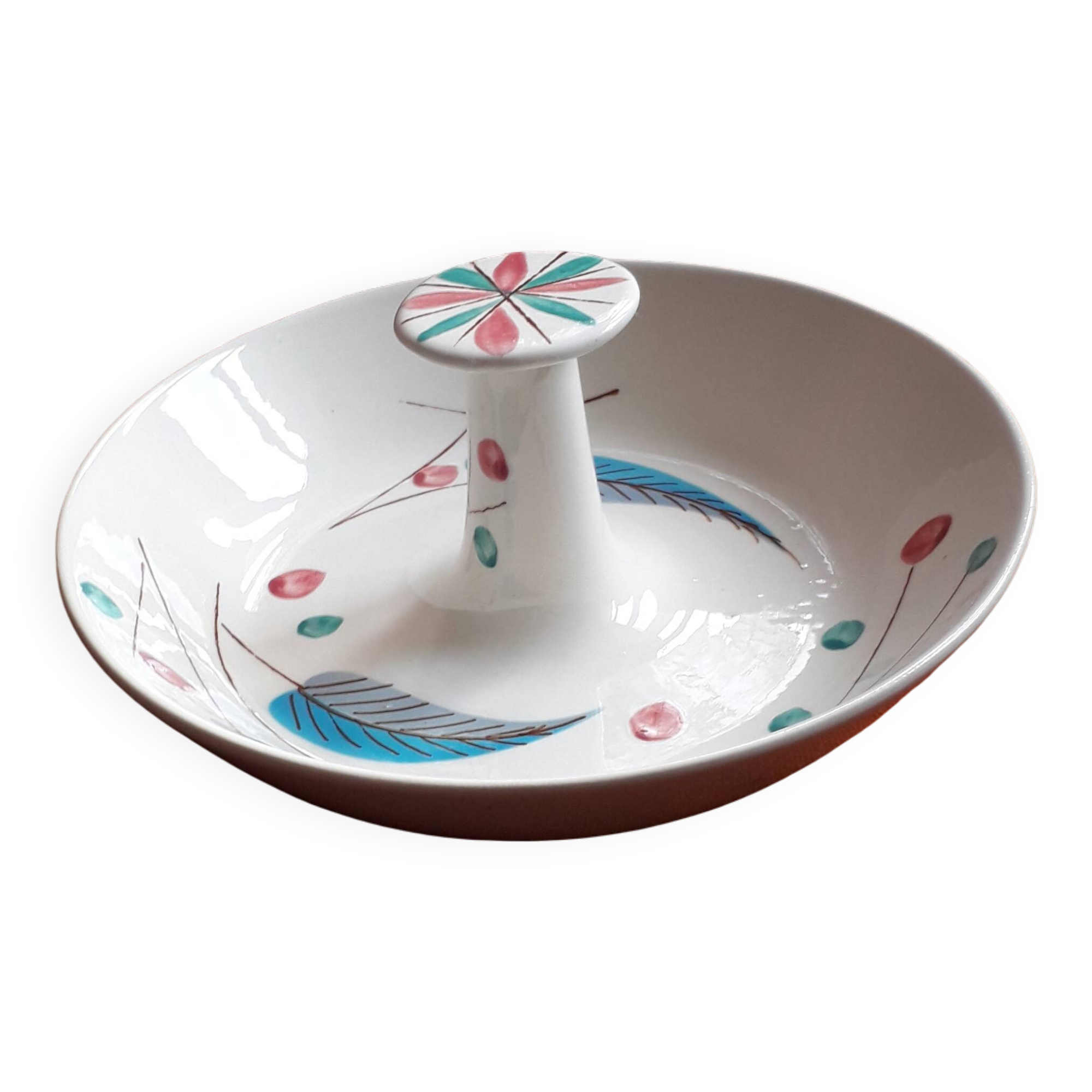 Very original vintage Belgian ceramic empty pocket