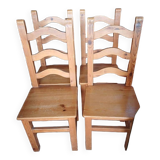 Solid pine chair