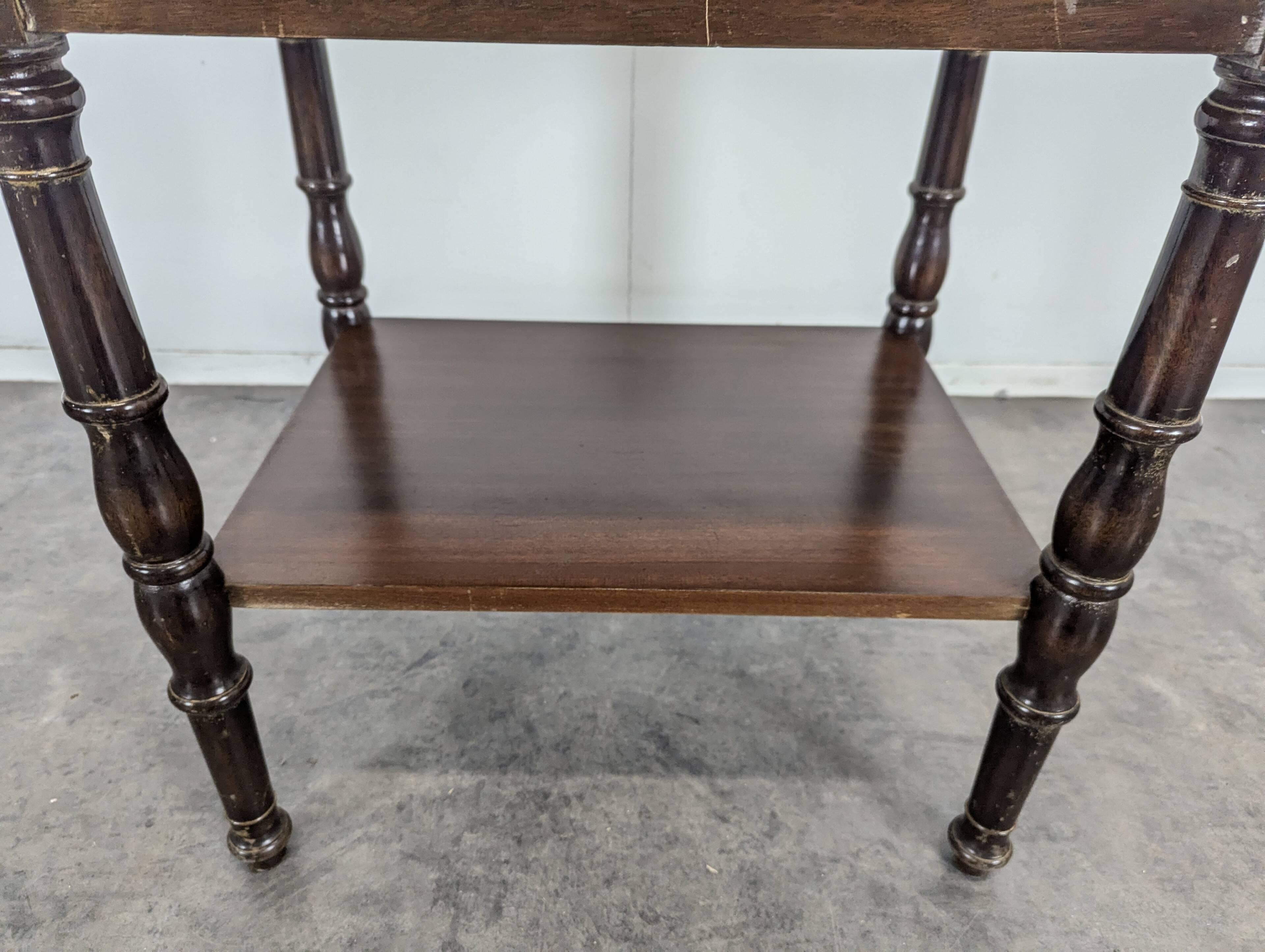 Louis Philippe style mahogany side table.