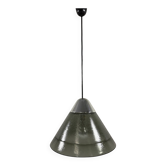 Lampe suspendue en verre en forme de cône Peill & Putzler, Allemagne