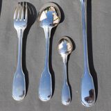 Christofle ménagère 37 pces in silver metal model versailles