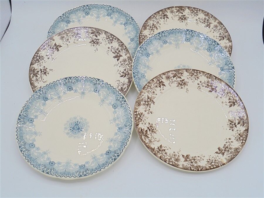 X 6 dessert plates
