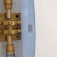 Pair of Fontana Arte Style Mid-century Modern Light Blu Murano Glass Sconce