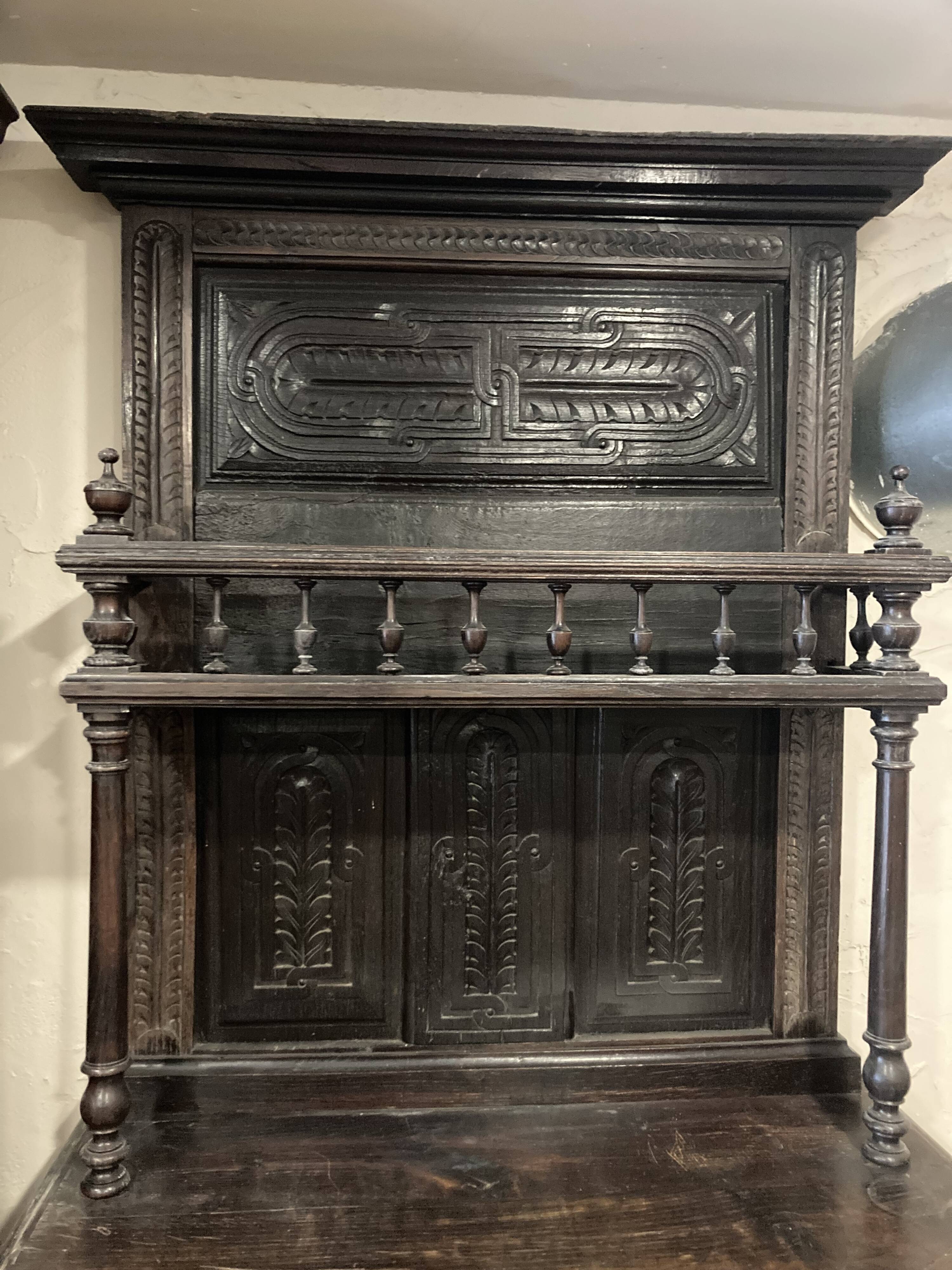 Gothic Renaissance buffet cellar